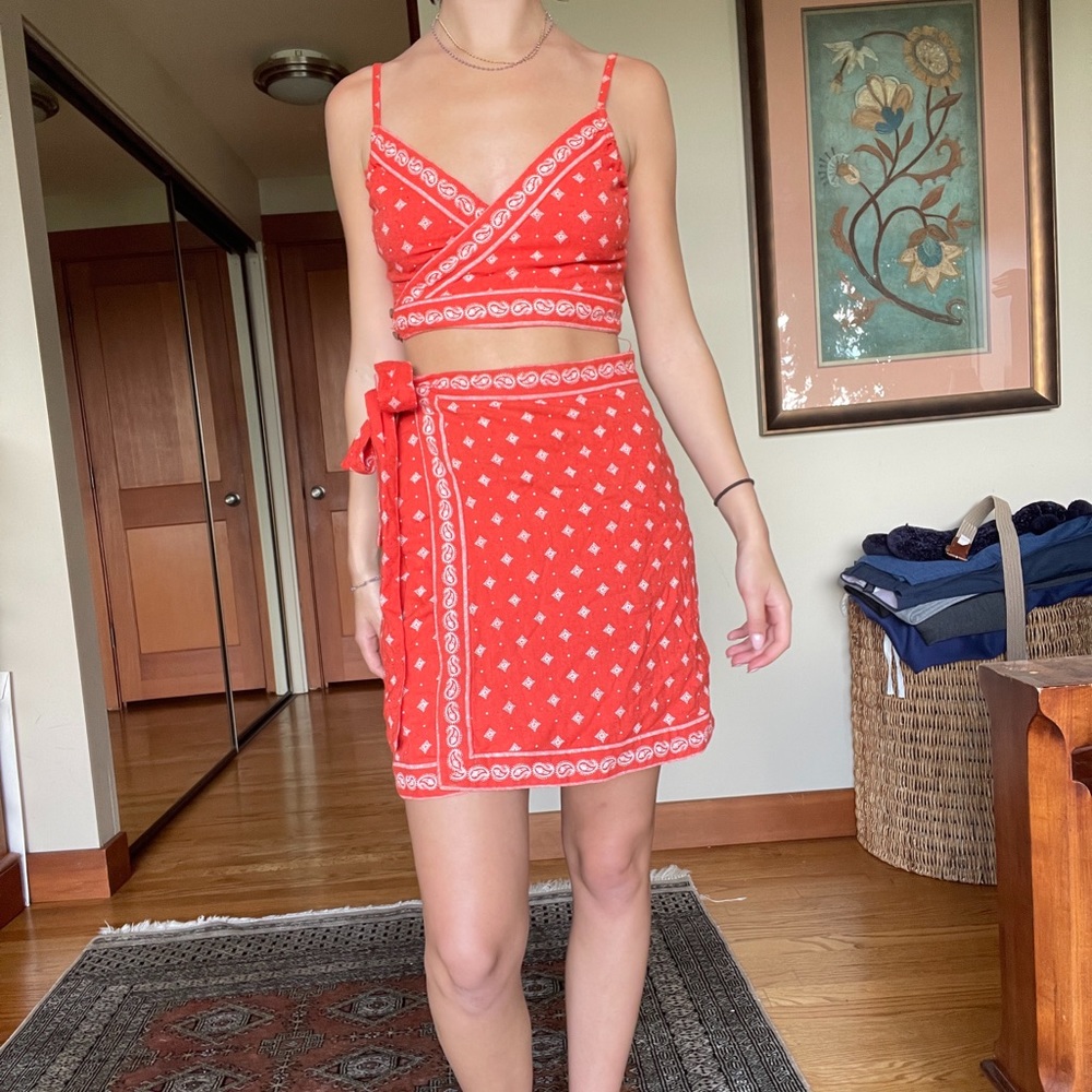 Free people bandana set